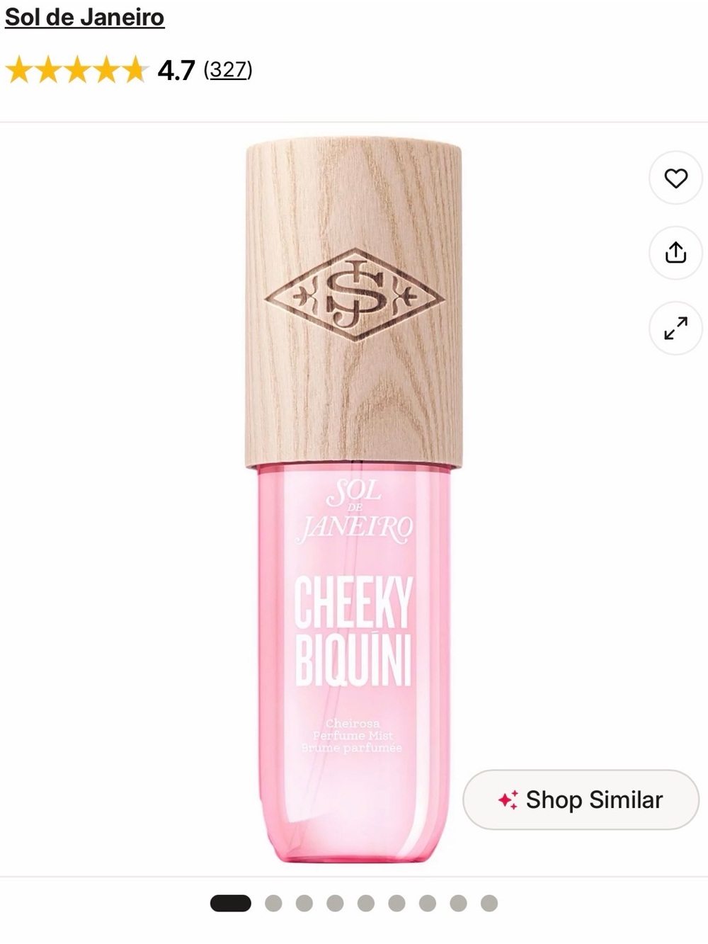 Limited Edition Sol de Janeiro Cheeky Biquini Perfume Mist